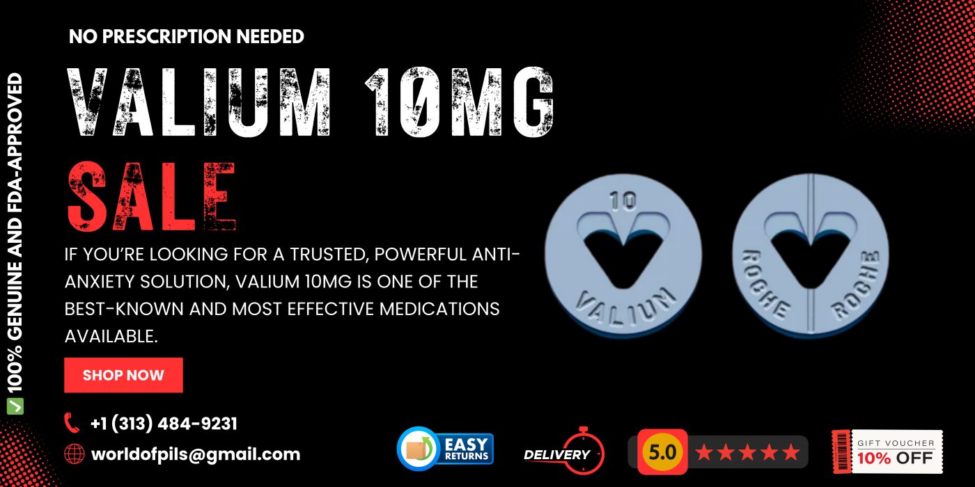 Buy Valium 10mg Online – Advanced Relief for Anxiety, Panic & Muscle Tension 6 Valium 10mg
